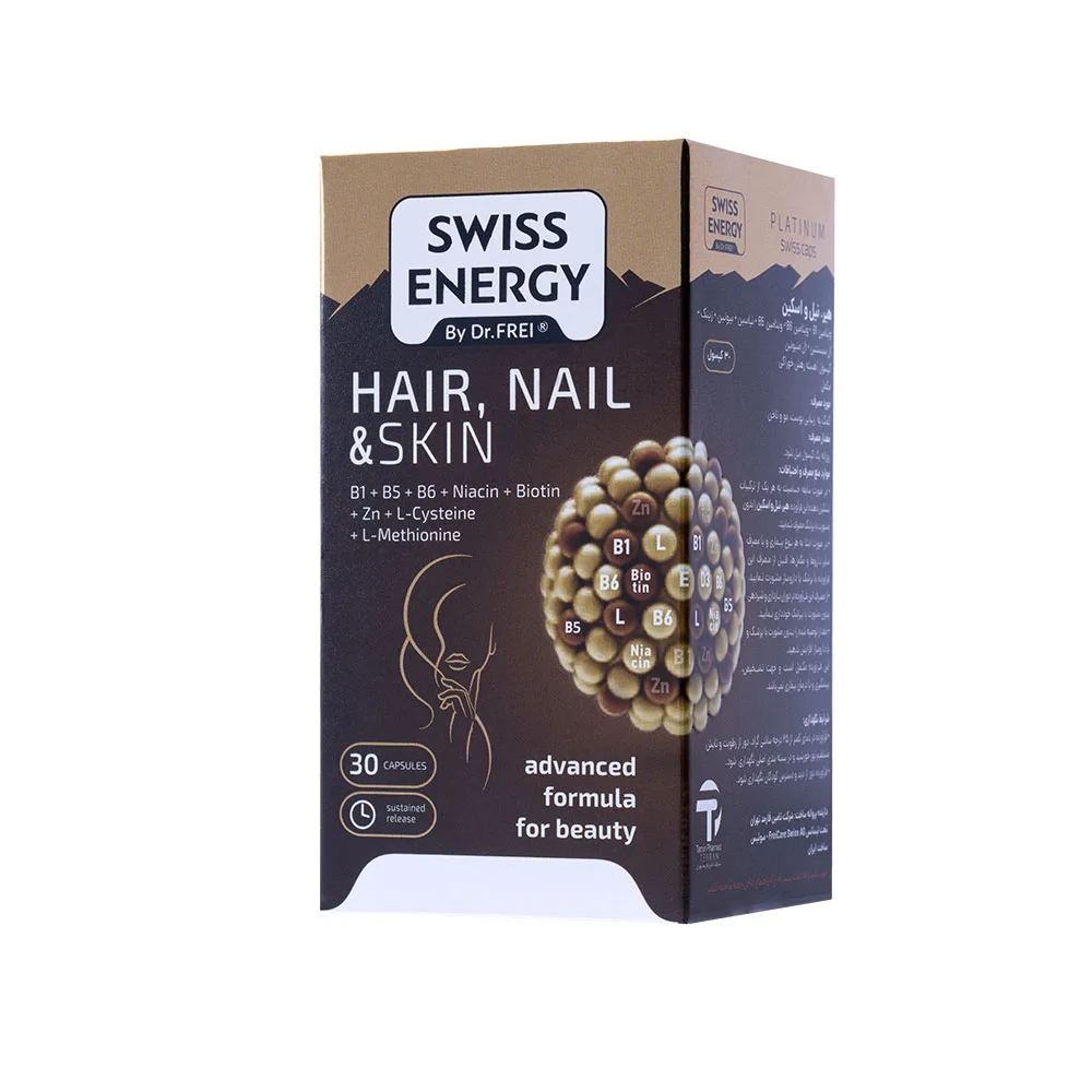 کپسول HAIR, NAIL & SKIN سوئیس انرژی